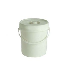 Windeleimer mit Deckel weiß 12 ltr.