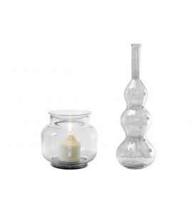 Bodenvase grau-blau 75 cm