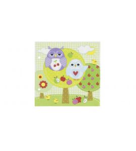 Zellt.-Serv. 33x33 Eule