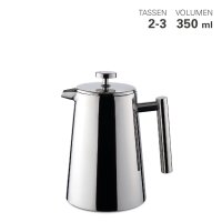 Weis Pressfilterkanne Edelstahl doppelwandig 0,35 ltr.