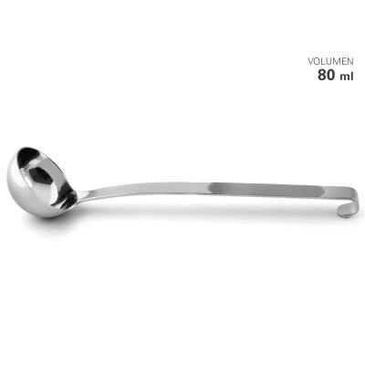 Weis Schöpflöffel Avantgarde 80 ml mit Haken Edelstahl