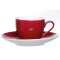 FLIRT by R&B Espresso-Obertasse 100 ml Porzellan Doppio rot
