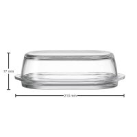 Leonardo Ciao Butterdose 250 g Glas