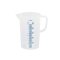 Messbecher mit Henkel und Ausguss 0,5 ltr.