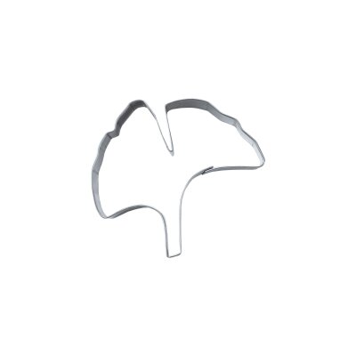 Städter Keksausstecher Ginkgoblatt 6,5 cm Edelstahl