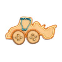 Städter Keksausstecher Bagger Radlader 10 cm Edelstahl