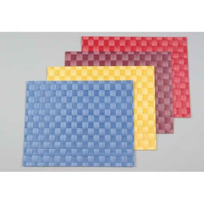 Tischset Gewebe marineblau 30 x 40 cm