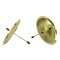 Metall Adventskerzenhalter gold Ø8 cm 4 Stk.