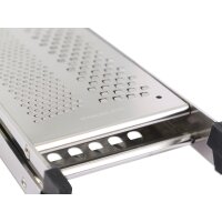 Weis Klappreibe mit 3 Reibeflächen 24 cm Edelstahl