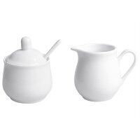 Hit Milchkännchen und Zuckerdose...