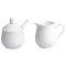 Hit Milchkännchen und Zuckerdose Kaffeezubehörset 2 tlg. weiß