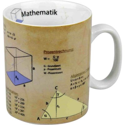 Könitz Kaffeebecher Wissen Mathematik 490 ml