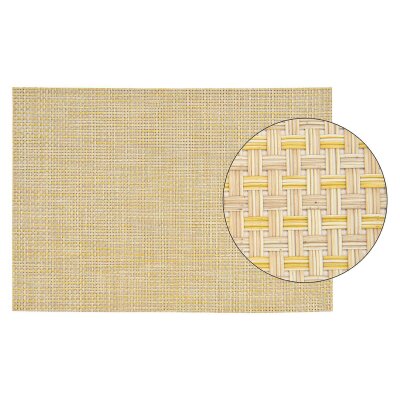 Platzset Tischset Kunststoff beige 45x33 cm