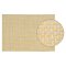 Platzset Tischset Kunststoff beige 45x33 cm