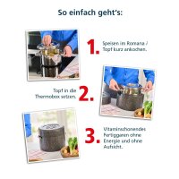 Schulte Ufer Thermotopf Romana i 20 cm 3,5 ltr. Edelstahl