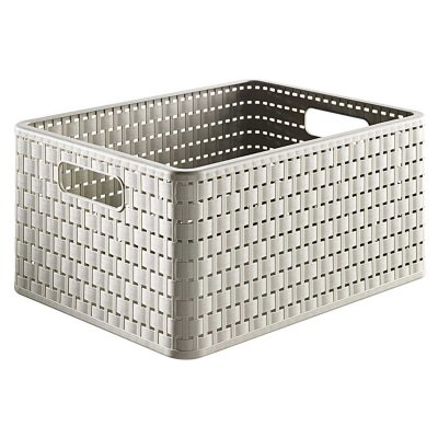 Rotho Korb Country A4 18 ltr. 36,8x27,8x19,1 cm cappuccino