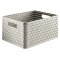 Rotho Korb Country A4 18 ltr. 36,8x27,8x19,1 cm cappuccino