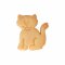 Städter Präge-Ausstecher mit Auswerfer Katze 6 cm orange