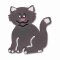 Städter Präge-Ausstecher mit Auswerfer Katze 6 cm orange