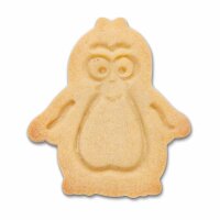 Städter Präge-Ausstecher mit Auswerfer Pinguin 6 cm hellblau