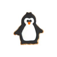 Städter Präge-Ausstecher mit Auswerfer Pinguin 6 cm hellblau