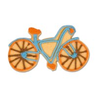 Städter Keksausstecher Rennrad Fahrrad 9 cm Edelstahl