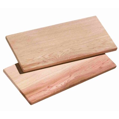 Küchenprofi Grillbrett Smoky Large BBQ Zedernholz 2er-Set