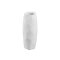 Vase Rivello Keramik 12x12x30 cm weiß glasiert