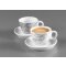 FLIRT by R&B Espressotasse Cornello mit Untertasse 80 ml grey 2er Set