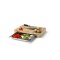 Continenta Schneidebrett mit Schublade 48x32,5x6 cm Gummibaumholz