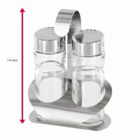 Westmark Menage Wien Glas Edelstahl 3-tlg.