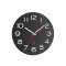 TFA Funk-Wanduhr schwarz-weiß Ø31 cm
