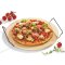Küchenprofi Pizzastein rund mit Gestell rund 30 cm