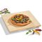 Küchenprofi Pizzastein eckig mit Fuß 40x35,5 cm
