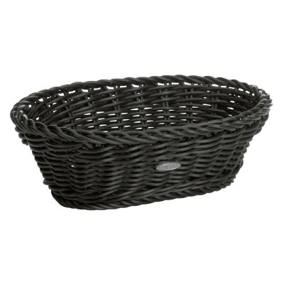 Saleen Brotkorb oval 25x17x8,5 cm schwarz