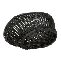 Saleen Brotkorb oval 25x17x8,5 cm schwarz