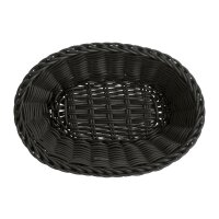 Saleen Brotkorb oval 25x17x8,5 cm schwarz