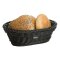 Saleen Brotkorb oval 25x17x8,5 cm schwarz