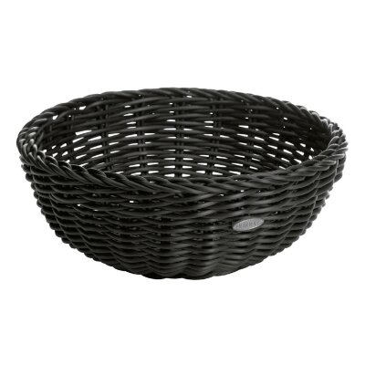 Saleen Brotkorb rund Ø23x9 cm schwarz