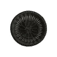 Saleen Brotkorb rund Ø23x9 cm schwarz