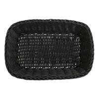 Saleen Obstkorb rechteckig 31x21x9 cm schwarz
