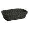 Saleen Obstkorb rechteckig 31x21x9 cm schwarz