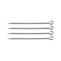 Weis Schaschlikspiesse Grillspieße breit 24 cm 4er-Set Edelstahl