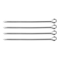 Weis Schaschlikspiesse Grillspieße breit 36 cm 4er- Set Edelstahl