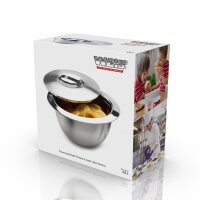 Weis Thermoschüssel mit Deckel Ø30 cm 3 ltr. Edelstahl