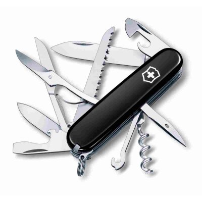 Victorinox Taschenmesser schwarz Huntsman 15 Funktionen