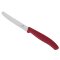 Victorinox Tomatenmesser Swiss Classic Wellenschliff rot 11 cm