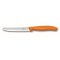 Victorinox Tomatenmesser Swiss Classic Wellenschliff orange 11 cm