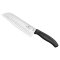 Victorinox Santokumesser Swiss Classic Kullenschliff 17 cm schwarz