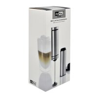 Adhoc Milchschäumer Saucenschäumer Rapido Edelstahl mit Ständer